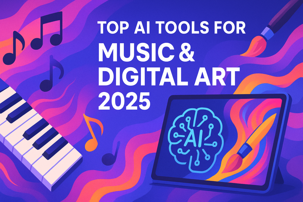 Top AI Tools for Creating Music and Digital Art in 2025